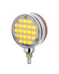 4" SMART DYNAMIC DOUBLE FACE AMBER/RED/CLR 21LED LIGHT, D/S