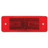 UP38259-8 LED Rectangular Light Clearance/Marker With Reflex Lens - Red LED/Red Lens