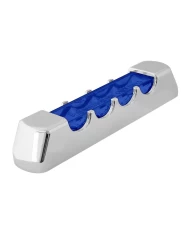 4" BLUE/BLUE 4 LED LIGHT BAR W/CR. PLASTIC BEZEL COVER 4" BLUE/BLUE 4 LED LIGHT BAR W/CR. PLASTIC BEZEL COVER