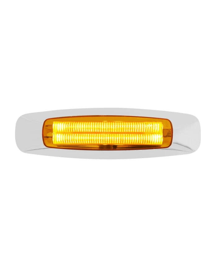 5-3/4" RECT. PRIME AMBER/AMBER 4 LED MARKER SEALED LIGHT 5-3/4" RECT. PRIME AMBER/AMBER 4 LED MARKER SEALED LIGHT