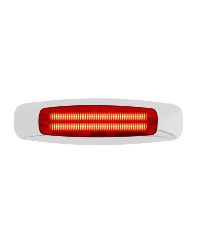 5-3/4" RECT. PRIME RED/CLEAR 4 LED MARKER SEALED LIGHT 5-3/4" RECT. PRIME RED/CLEAR 4 LED MARKER SEALED LIGHT