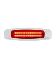 5-3/4" RECT. PRIME RED/CLEAR 4 LED MARKER SEALED LIGHT 5-3/4" RECT. PRIME RED/CLEAR 4 LED MARKER SEALED LIGHT