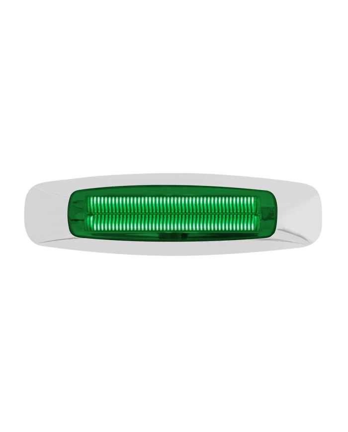 5-3/4" RECT. PRIME GREEN/GREEN 4 LED INTERIOR SEALED LIGHT