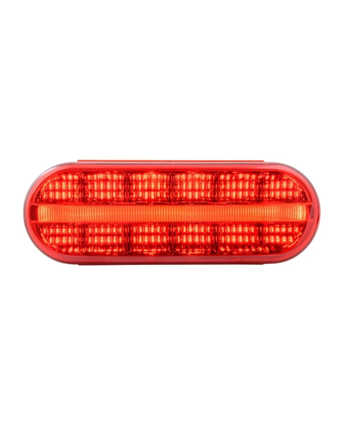 OVAL PRIME SPYDER RED/RED 14 LED SEALED LIGHT