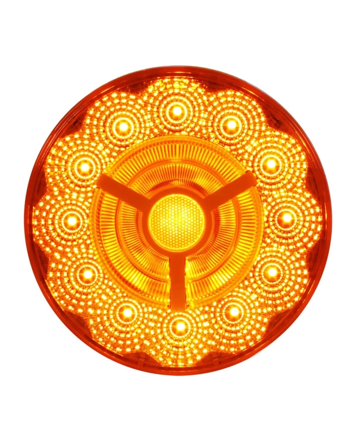 4" PRIME SPYDER AMBER/AMBER 17 LED SEALED LIGHT