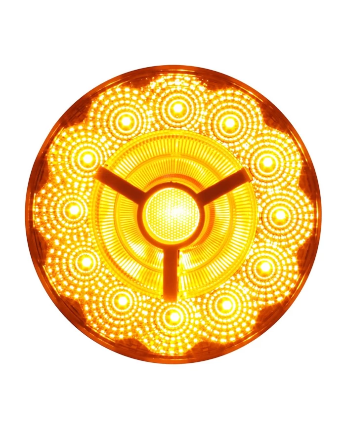 4" PRIME SPYDER AMBER/CLEAR 17 LED SEALED LIGHT 4" PRIME SPYDER AMBER/CLEAR 17 LED SEALED LIGHT