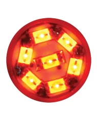194/168 RED 7-LED LIGHT BULBS, 12V, PAIR