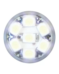 194/168 WHITE 7-LED LIGHT BULBS, 12V, PAIR