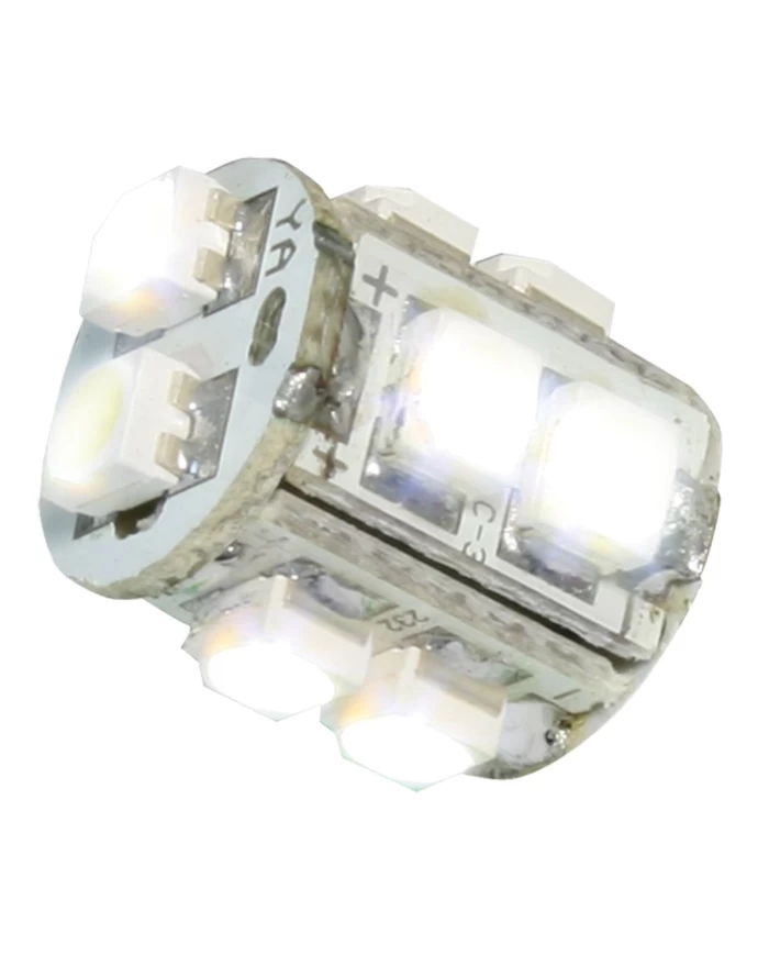 194/168 WHITE 10-LED TOWER STYLE LIGHT BULBS, 12V, PAIR