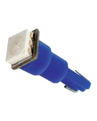 73/37 BLUE 1-LED HIGH POWER LIGHT BULBS, 12V, PAIR