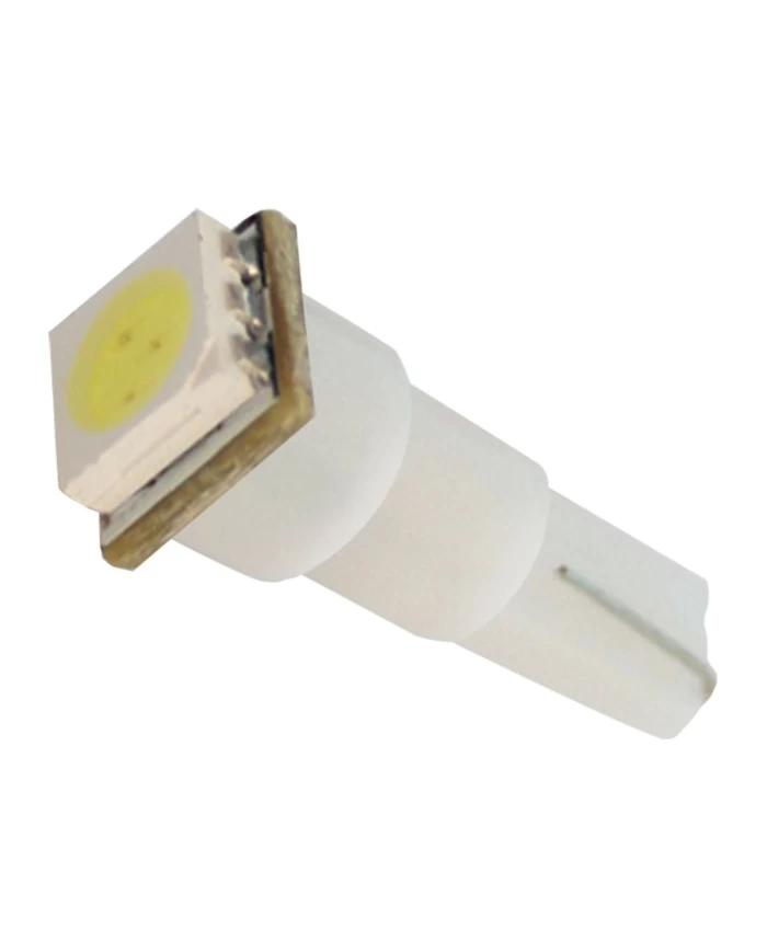 73/37 WHITE 1-LED HIGH POWER LIGHT BULBS, 12V, PAIR