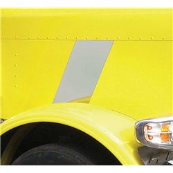 UP29027-Stainless 2007+ Peterbilt 388 Hood Emblem Stripe Accent