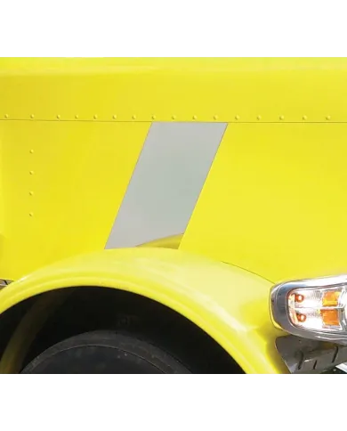 UP29027-Stainless 2007+ Peterbilt 388 Hood Emblem Stripe Accent