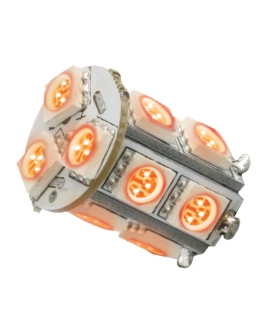1156 RED 13 LED TOWER STYLE LIGHT BULBS, 12V, PAIR 1156 RED 13 LED TOWER STYLE LIGHT BULBS, 12V, PAIR