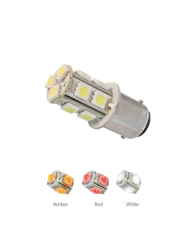 1157 AMBER 13 LED TOWER STYLE LIGHT BULBS, 12V, PAIR 1157 AMBER 13 LED TOWER STYLE LIGHT BULBS, 12V, PAIR