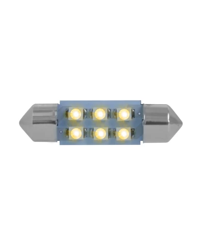 211-2 (36MM) AMBER 6 LED DOME LIGHT BULBS, 12V 211-2 (36MM) AMBER 6 LED DOME LIGHT BULBS, 12V