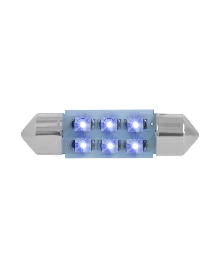 211-2 (36MM) BLUE 6 LED DOME LIGHT BULBS, 12V 211-2 (36MM) BLUE 6 LED DOME LIGHT BULBS, 12V
