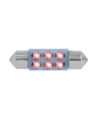 211-2 (36MM) RED 6 LED DOME LIGHT BULBS, 12V 211-2 (36MM) RED 6 LED DOME LIGHT BULBS, 12V