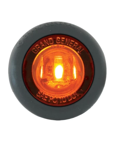 1-1/4" AMBER/AMBER 1LED DUAL FUNC. LIGHT W/GROMMET, 3 WIRES 1-1/4" AMBER/AMBER 1LED DUAL FUNC. LIGHT W/GROMMET, 3 WIRES