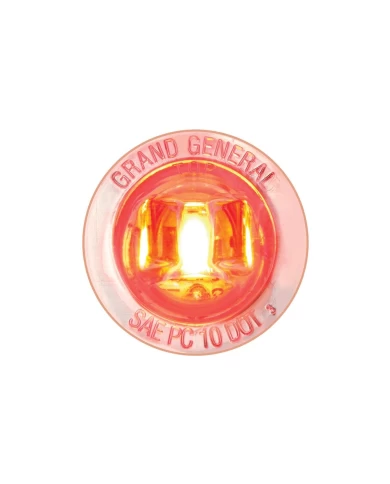 1-1/4" RED/CLEAR 1LED DUAL FUN. LIGHT W/SCREW NUT, 3WIRES 1-1/4" RED/CLEAR 1LED DUAL FUN. LIGHT W/SCREW NUT, 3WIRES