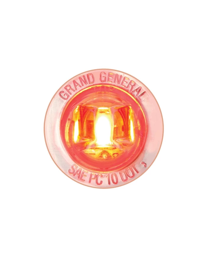 1-1/4" RED/CLEAR 1LED DUAL FUN. LIGHT W/SCREW NUT, 3WIRES 1-1/4" RED/CLEAR 1LED DUAL FUN. LIGHT W/SCREW NUT, 3WIRES