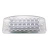 UP38296-21 LED Reflector Rectangular Light (Clearance/Marker) - Amber LED/Clear Lens