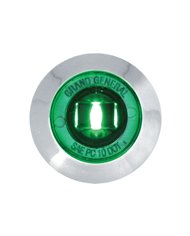 1-1/4" GREEN/GREEN 1LED INT. LIGHT W/BEZEL&NUT, 3 WIRES 1-1/4" GREEN/GREEN 1LED INT. LIGHT W/BEZEL&NUT, 3 WIRES