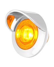1" MINI AMBER/AMBER 1LED DUAL FUNCT. LIGHT W/CR. BEZEL&VISOR 1" MINI AMBER/AMBER 1LED DUAL FUNCT. LIGHT W/CR. BEZEL&VISOR