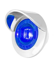 1" MINI BLUE/BLUE 1LED DUAL FUNCT. LIGHT W/CR. BEZEL&VISOR 1" MINI BLUE/BLUE 1LED DUAL FUNCT. LIGHT W/CR. BEZEL&VISOR