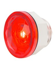 1-1/4" RED/RED DIAMOND LENS 1 LED DUAL FUNT. LIGHT W/ NUT 1-1/4" RED/RED DIAMOND LENS 1 LED DUAL FUNT. LIGHT W/ NUT