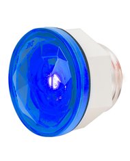 1-1/4" BLUE/BLUE DIAMOND LENS 1 LED INTERIOR LIGHT W/ NUT 1-1/4" BLUE/BLUE DIAMOND LENS 1 LED INTERIOR LIGHT W/ NUT