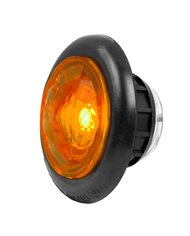1-1/4" AMBER/AMB DIAMOND LENS 1 LED DUAL FUNT. LIGHT W/ GRMT 1-1/4" AMBER/AMB DIAMOND LENS 1 LED DUAL FUNT. LIGHT W/ GRMT