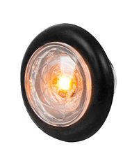 1-1/4" AMBER/CLR DIAMOND LENS 1 LED DUAL FUNT. LIGHT W/ GRMT 1-1/4" AMBER/CLR DIAMOND LENS 1 LED DUAL FUNT. LIGHT W/ GRMT