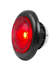 1-1/4" RED/RED DIAMOND LENS 1 LED DUAL FUNT. LIGHT W/ GRMT 1-1/4" RED/RED DIAMOND LENS 1 LED DUAL FUNT. LIGHT W/ GRMT