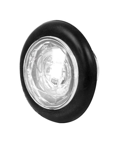 1-1/4" WHITE/CLR DIAMOND LENS 1 LED INTERIOR LIGHT W/GROMMET 1-1/4" WHITE/CLR DIAMOND LENS 1 LED INTERIOR LIGHT W/GROMMET