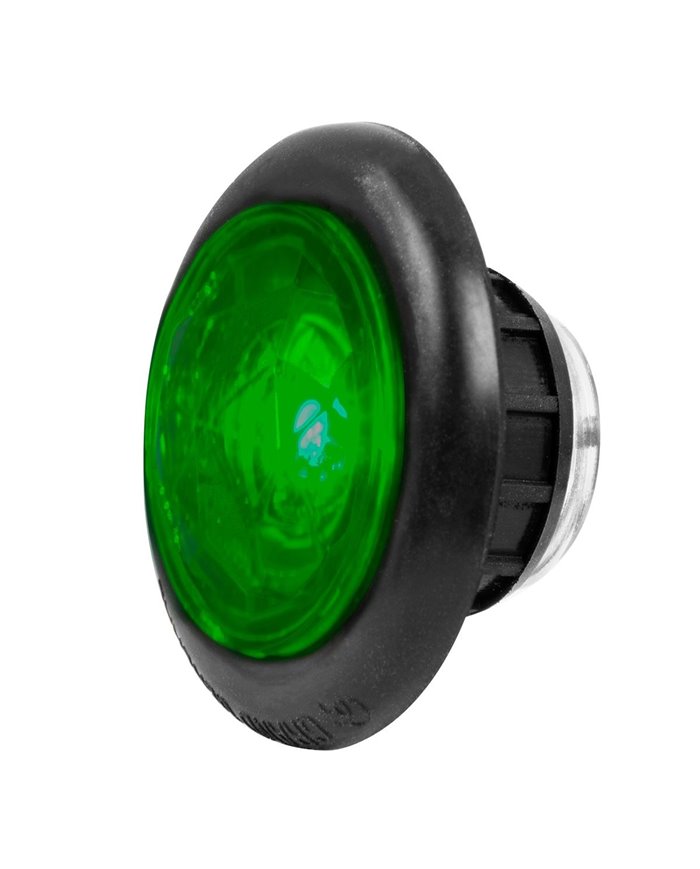 1-1/4" GREEN/GRN DIAMOND LENS 1 LED INTERIOR LIGHT W/GROMMET 1-1/4" GREEN/GRN DIAMOND LENS 1 LED INTERIOR LIGHT W/GROMMET