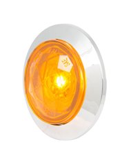 1-1/4" AMBER/AMB DIAMOND 1LED DUAL FUNC. LIGHT W/CR. BEZEL 1-1/4" AMBER/AMB DIAMOND 1LED DUAL FUNC. LIGHT W/CR. BEZEL