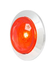 1-1/4" RED/RED DIAMOND 1LED DUAL FUNC. LIGHT W/CR. BEZEL 1-1/4" RED/RED DIAMOND 1LED DUAL FUNC. LIGHT W/CR. BEZEL