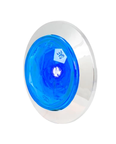 1-1/4" BLUE/BLUE DIAMOND 1LED DUAL FUNC. LIGHT W/CR. BEZEL 1-1/4" BLUE/BLUE DIAMOND 1LED DUAL FUNC. LIGHT W/CR. BEZEL