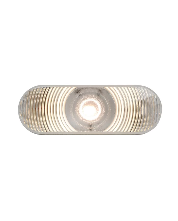 GG75852 - OVAL WHITE/CLEAR 1 LED BACKUP SEALED LIGHT