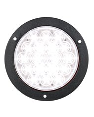 GG75894 - 4" FLEET WHITE/CLEAR 18 LED BLACK FLANGE LIGHT, 3 WIRES