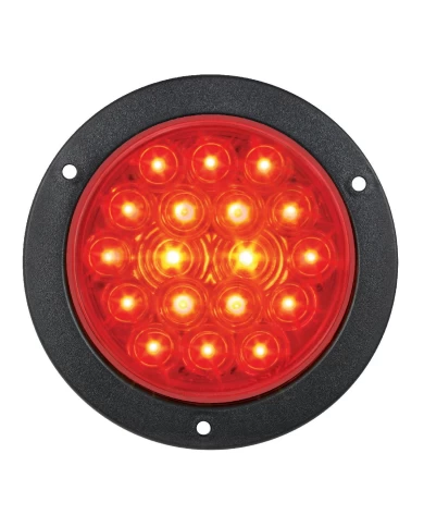 GG75912 - 4" FLEET RED/RED 18 LED W/ BLACK FLANGE MOUNT LIGHT GG75912 - 4" FLEET RED/RED 18 LED W/ BLACK FLANGE MOUNT LIGHT