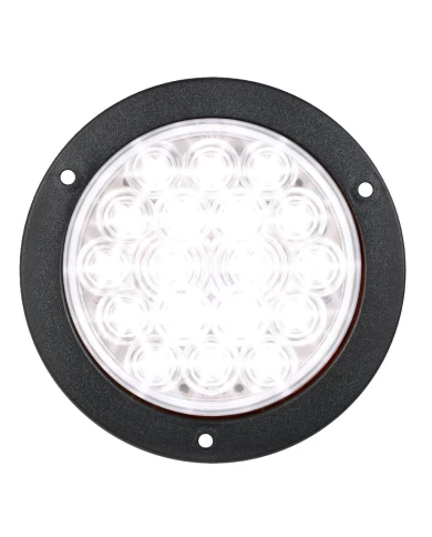 GG75914 - 4" FLEET WHITE/CLEAR 18 LED W/ BLACK FLANGE MOUNT LIGHT GG75914 - 4" FLEET WHITE/CLEAR 18 LED W/ BLACK FLANGE MOUNT LIGHT