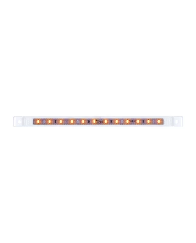 GG75961 - 10-1/8" ULTRA THIN AMBER/CLEAR 12 LED MARKER LIGHT BAR GG75961 - 10-1/8" ULTRA THIN AMBER/CLEAR 12 LED MARKER LIGHT BAR