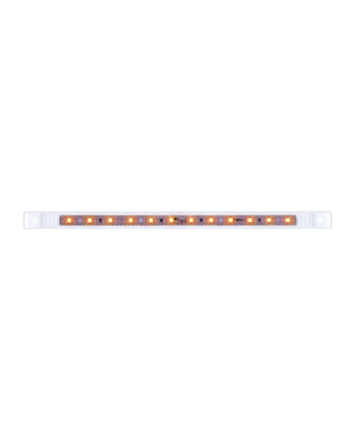 GG75961 - 10-1/8" ULTRA THIN AMBER/CLEAR 12 LED MARKER LIGHT BAR GG75961 - 10-1/8" ULTRA THIN AMBER/CLEAR 12 LED MARKER LIGHT BAR