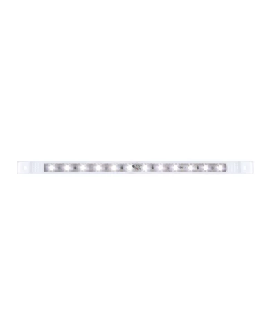 GG75966 - 10-1/8" ULTRA THIN WHITE/CLEAR 12 LED INTERIOR LIGHT BAR GG75966 - 10-1/8" ULTRA THIN WHITE/CLEAR 12 LED INTERIOR LIGHT BAR