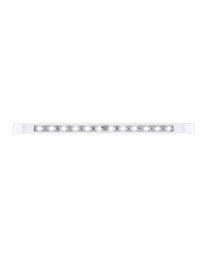 GG75966 - 10-1/8" ULTRA THIN WHITE/CLEAR 12 LED INTERIOR LIGHT BAR