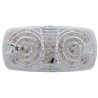 UP38326-16 LED 4" X 2" Rectangular Light (Clearance/Marker)- Red LED/Clear Lens
