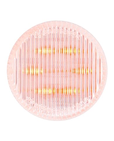 GG75981 - 2" AMBER/CLEAR 6 LED SEALED LIGHT, HIGH/LOW, 3 WIRES GG75981 - 2" AMBER/CLEAR 6 LED SEALED LIGHT, HIGH/LOW, 3 WIRES