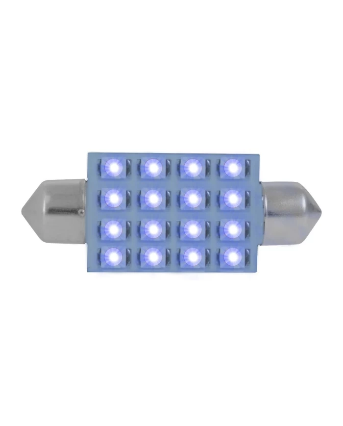 GG76101 - 211-2 BLUE 16-LED FESTOON DOME LIGHT BULBS, 12V GG76101 - 211-2 BLUE 16-LED FESTOON DOME LIGHT BULBS, 12V